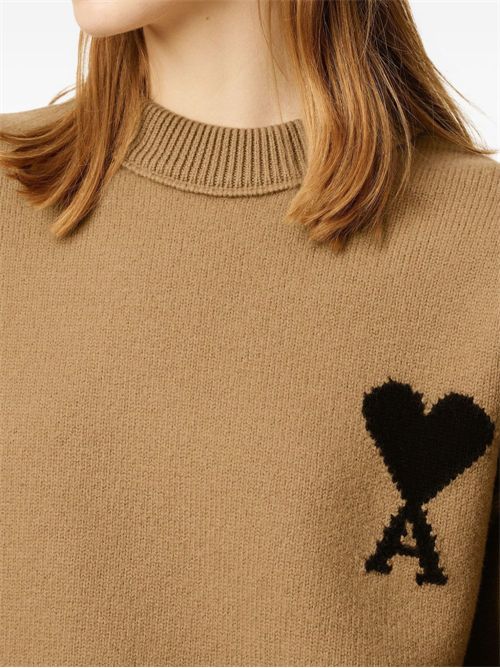 Wool Crewneck Sweater AMI PARIS | UKS838018288
